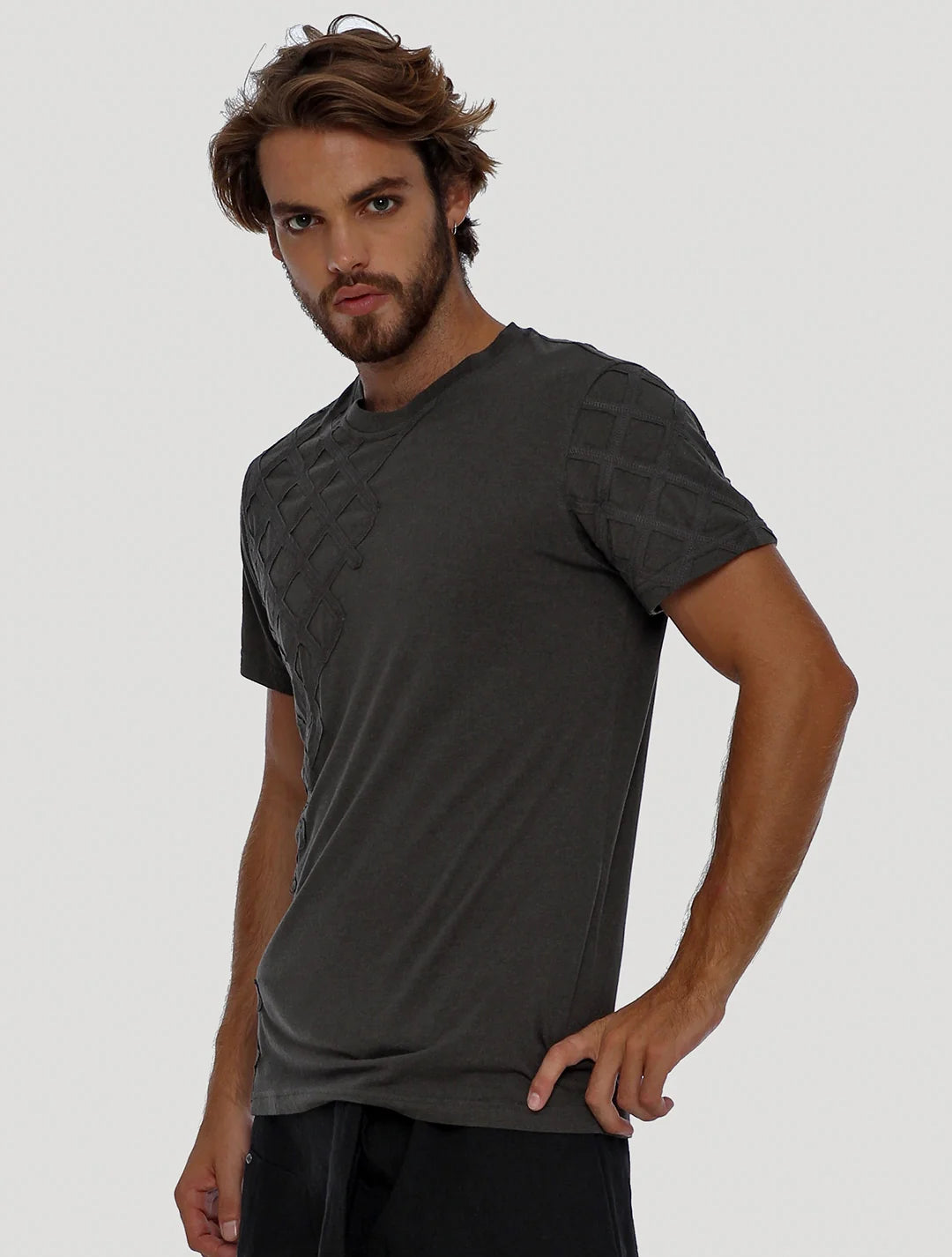 GAUDA T-Shirt In Olive Noir