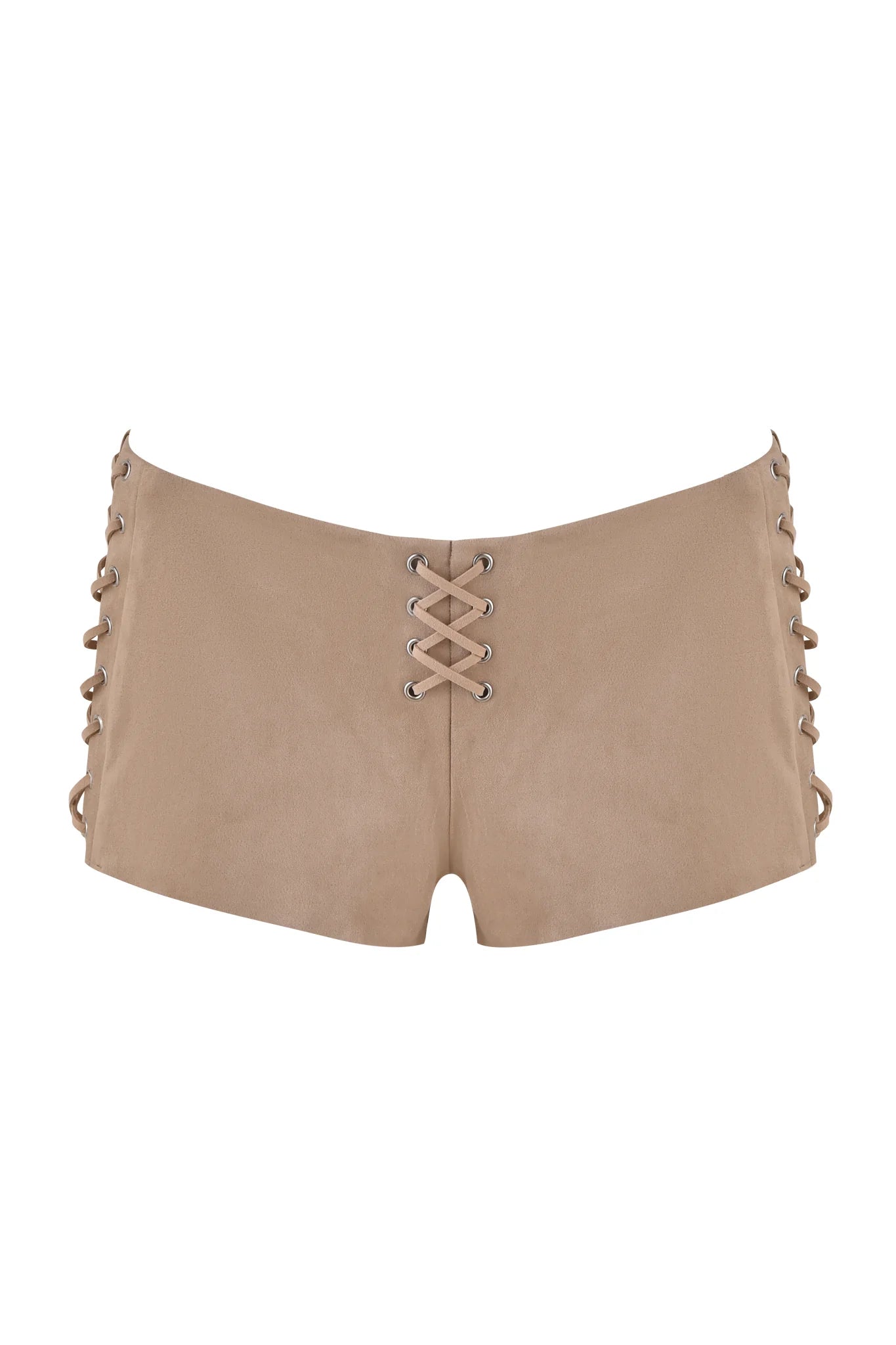 ZINA Suede Micro Shorts