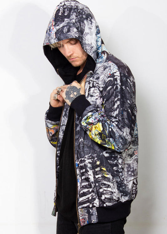GLITCH MODE Zip Hood
