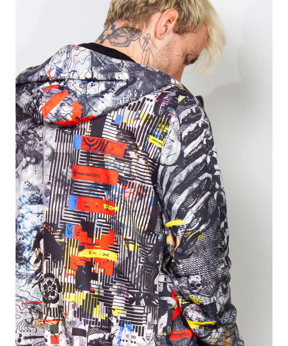 GLITCH MODE Zip Hood