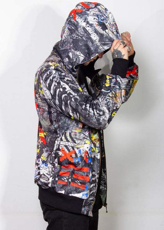 GLITCH MODE Zip Hood