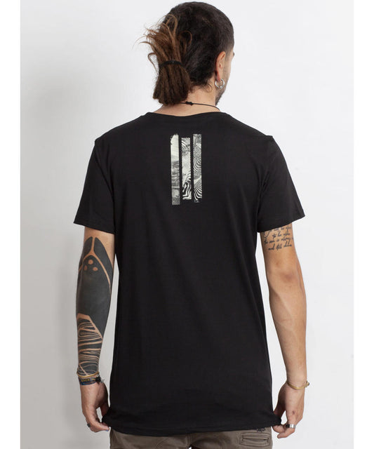 GLITCH TONE T-Shirt In Black