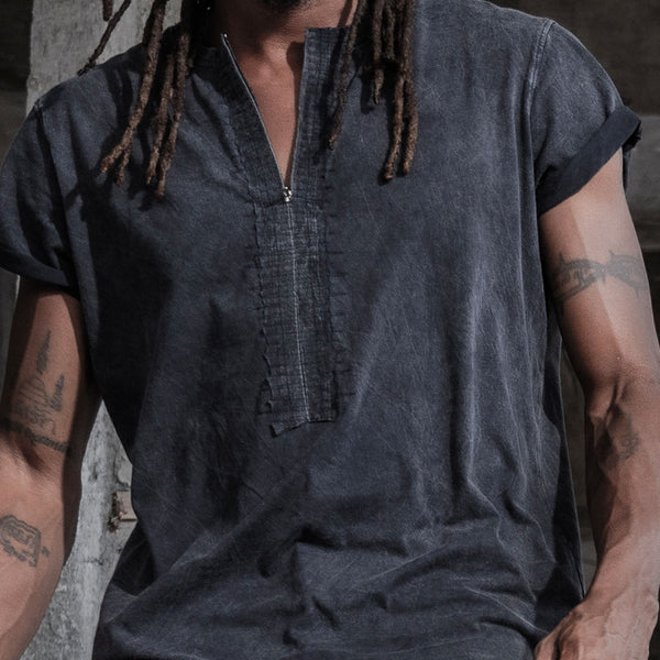 GREEN RIVER T-Shirt In Washed Black