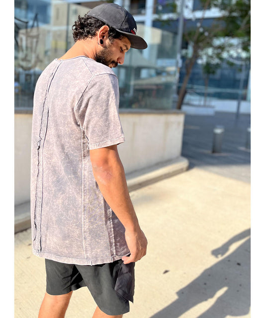 JAY T-Shirt In Wash Grey