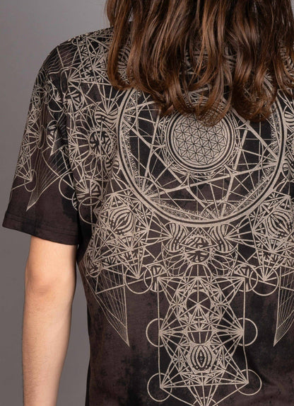 GRID THEORY T-Shirt In Black Texture