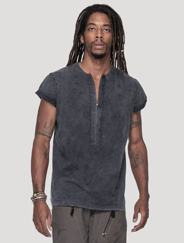 GREEN RIVER T-Shirt In Washed Black