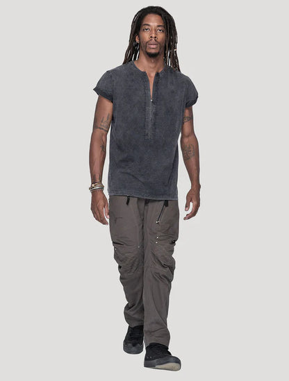 GREEN RIVER T-Shirt In Washed Black