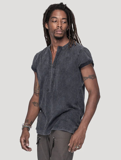 GREEN RIVER T-Shirt In Washed Black