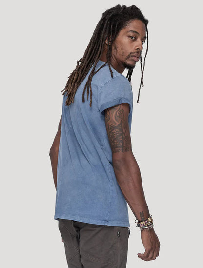 GREEN RIVER T-Shirt In Washed Blue