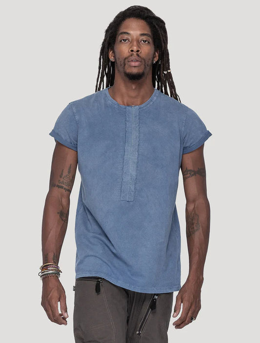 GREEN RIVER T-Shirt In Washed Blue