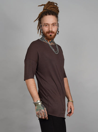 Helix T-Shirt In Brown