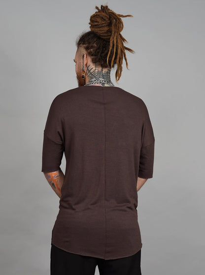Helix T-Shirt In Brown
