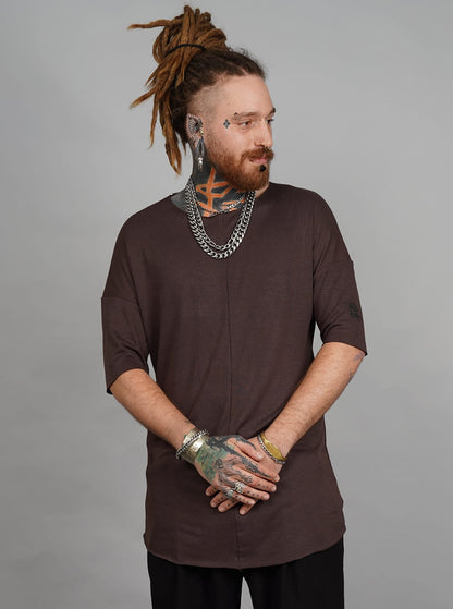 Helix T-Shirt In Brown