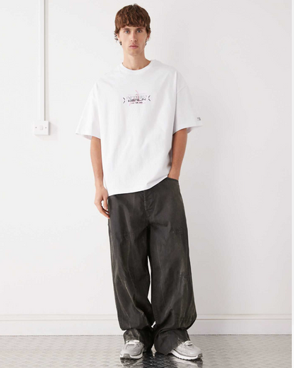 Vertere Berlin Higher States Oversized T-Shirt In White With Back Print