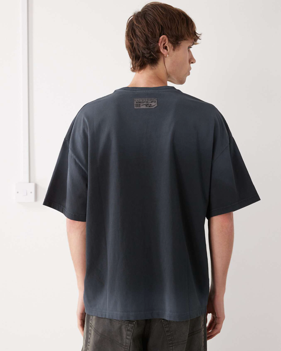 Vertere Berlin Logo Oversized T-Shirt In Faded Black