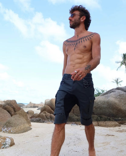 3/4 TAZER Bermuda shorts In Dark Grey