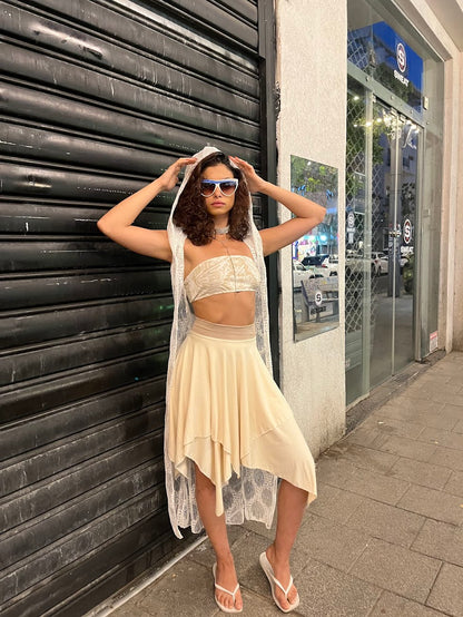 DARK FAIRY Skirt – Off-White