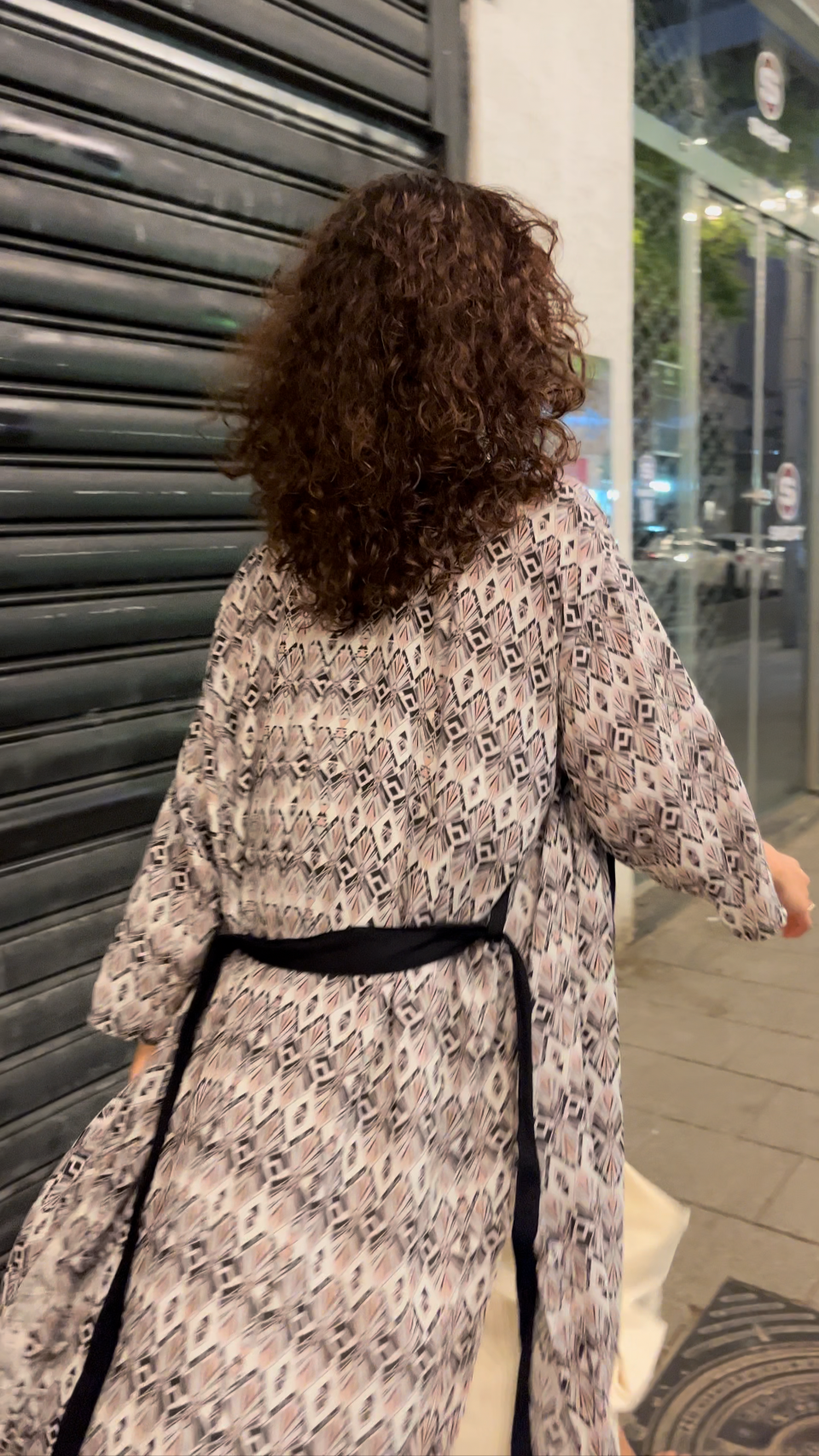 BOHO KIMONO Mirror Print