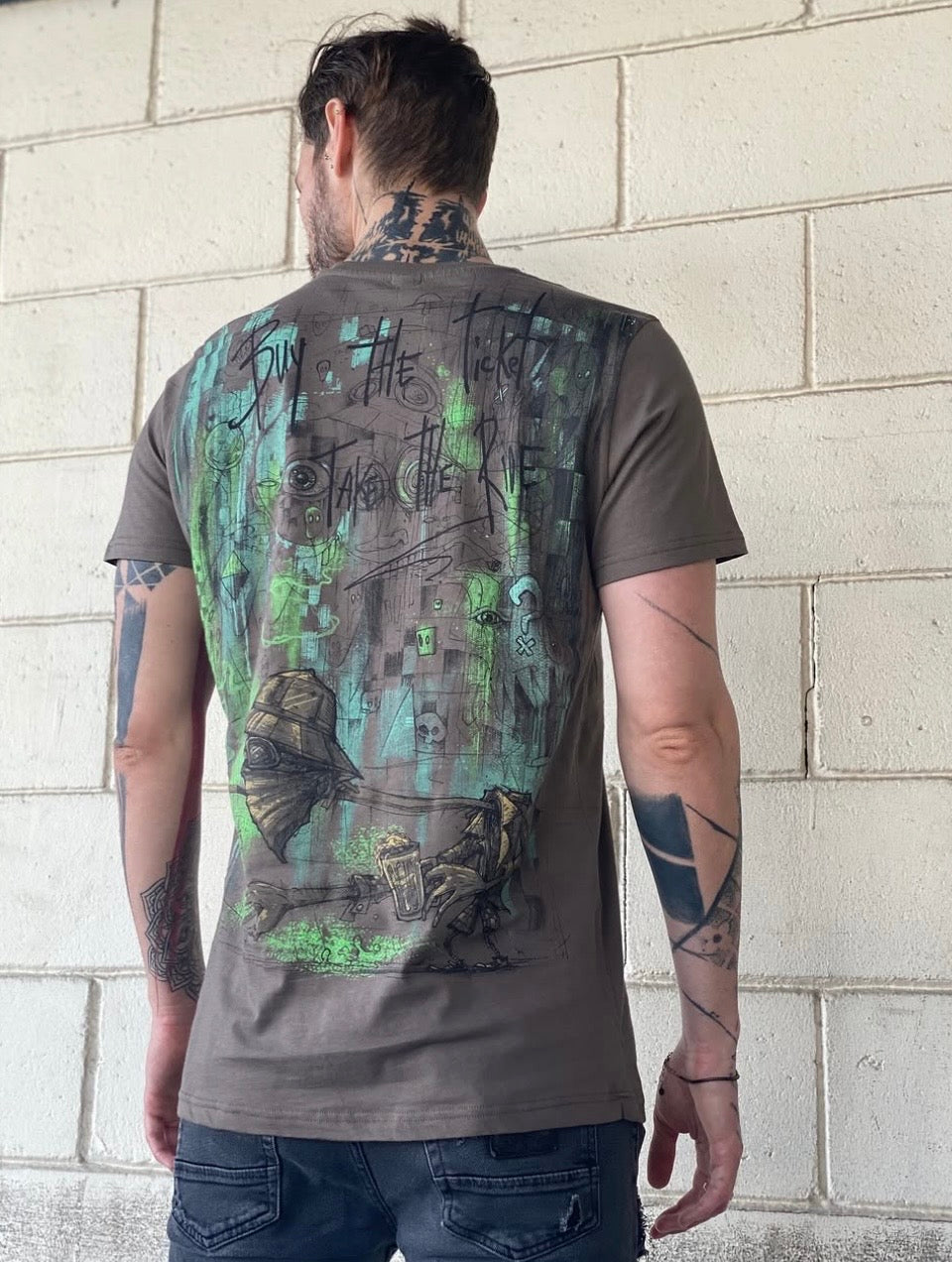 BUY THE TICKET T-Shirt In Steel