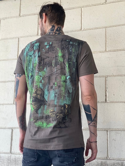 BUY THE TICKET T-Shirt In Steel