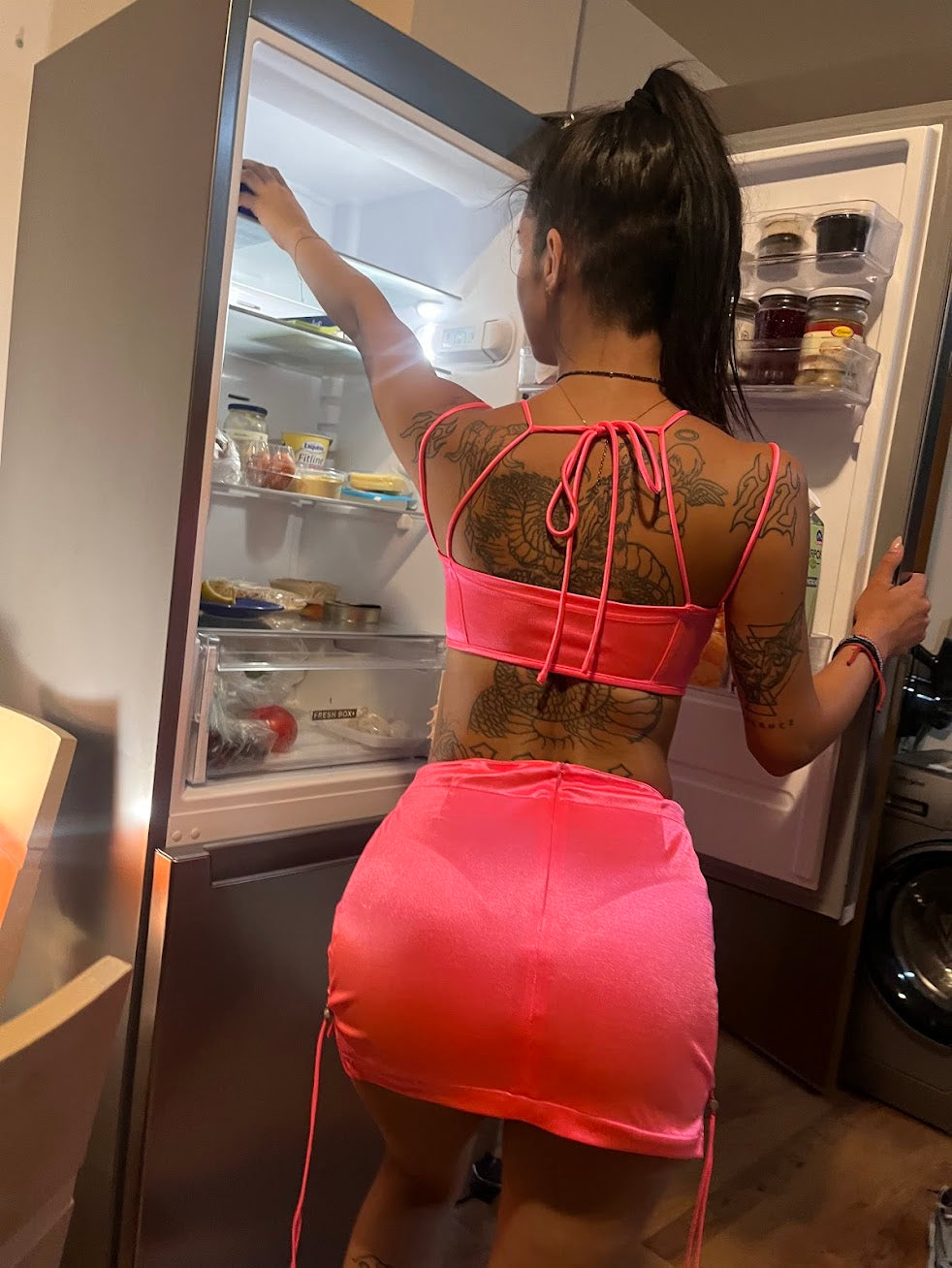 Super Fluorescent Stretchy Corset