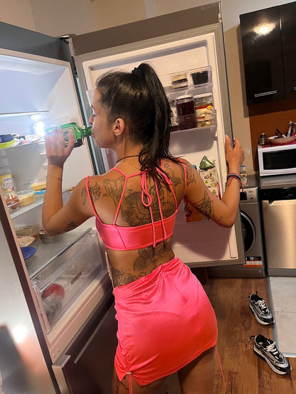 Super Fluorescent Stretchy Corset