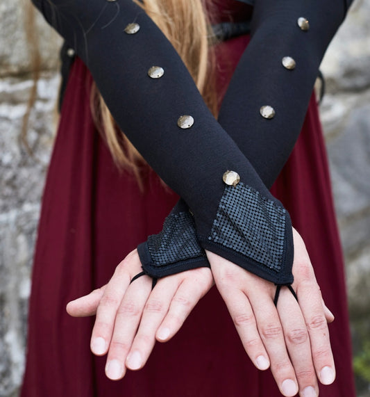 MESH Gloves In Black