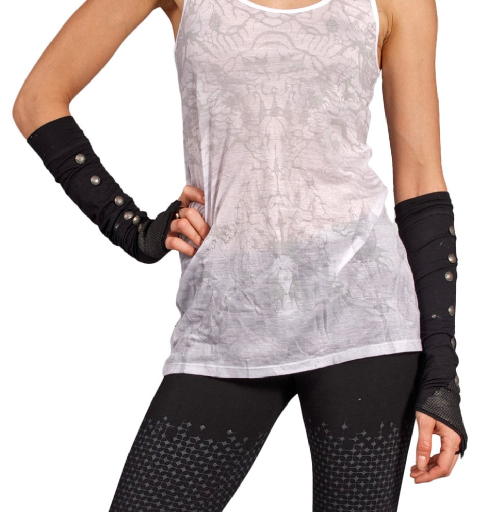 MESH Gloves In Black