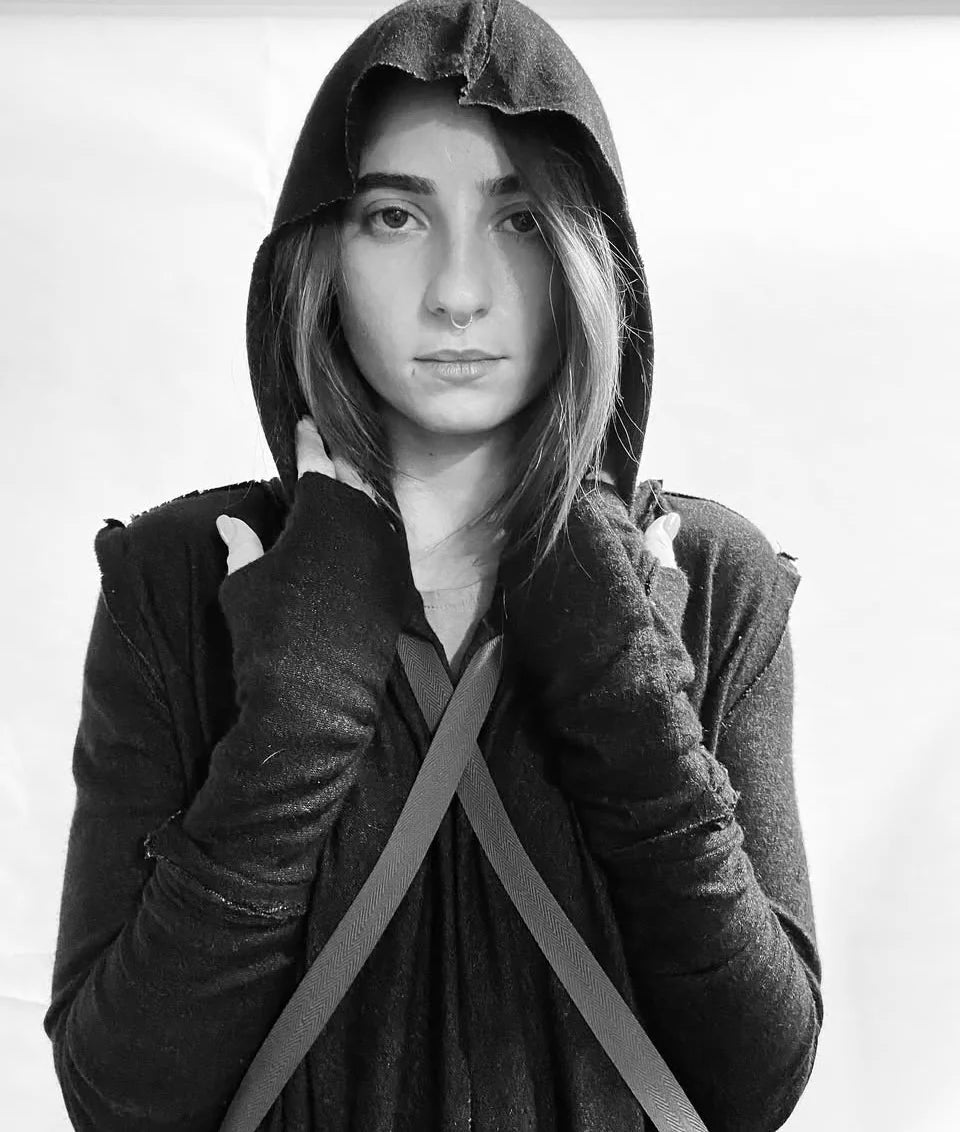 CRIME WO Long Sleeve Hooded Duster Cardigan In Black