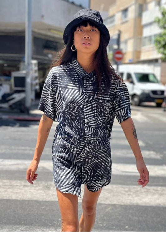 TIGA WO Short Sleeve Button Shirt