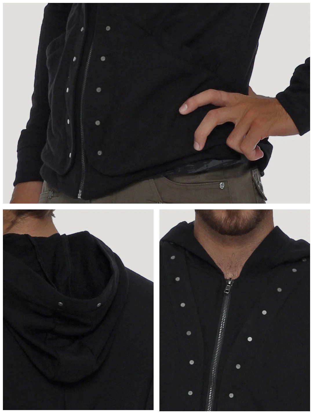 JAS Hood Jacket In Black