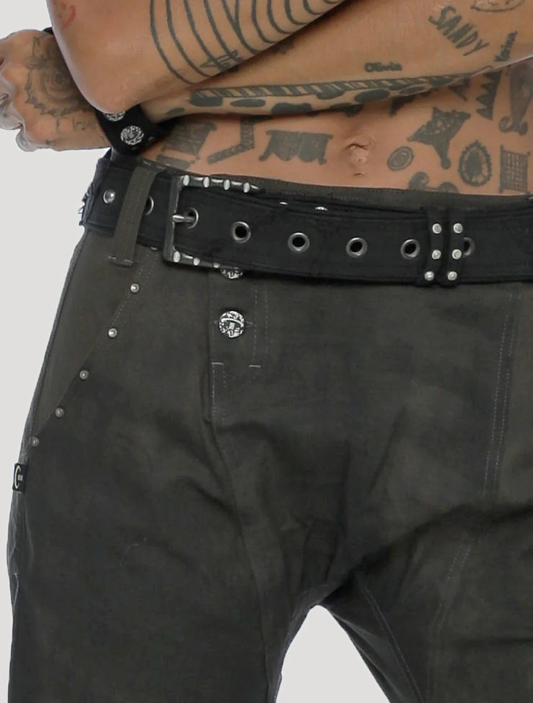 JIVA UNISEX Pants In Olive