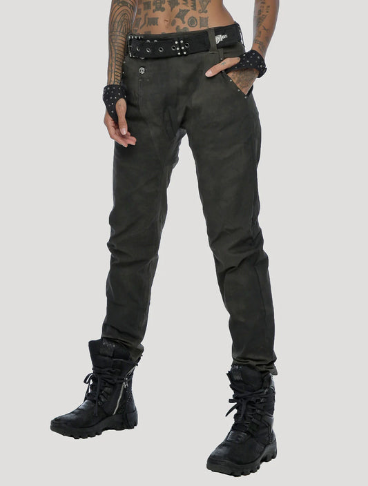 JIVA UNISEX Pants In Olive