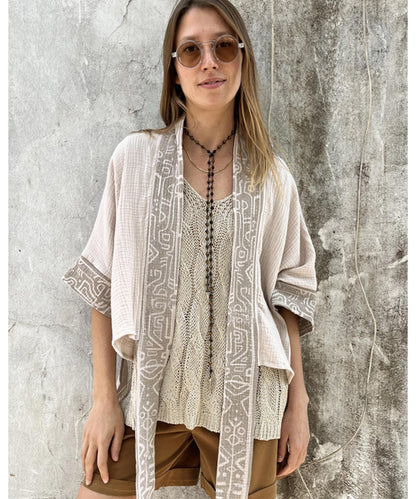 ZORI Short Kimono In Shell