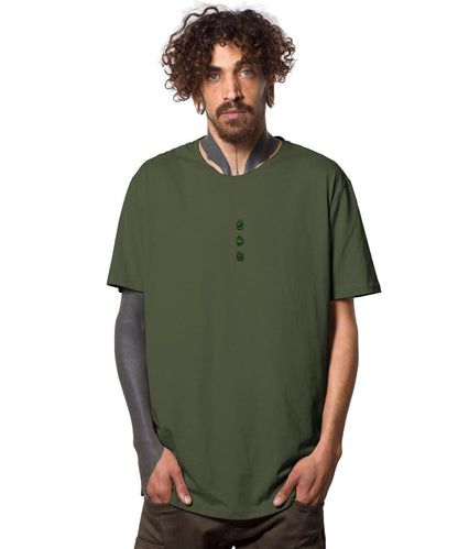 KAMBO T-Shirt In Olive Wash