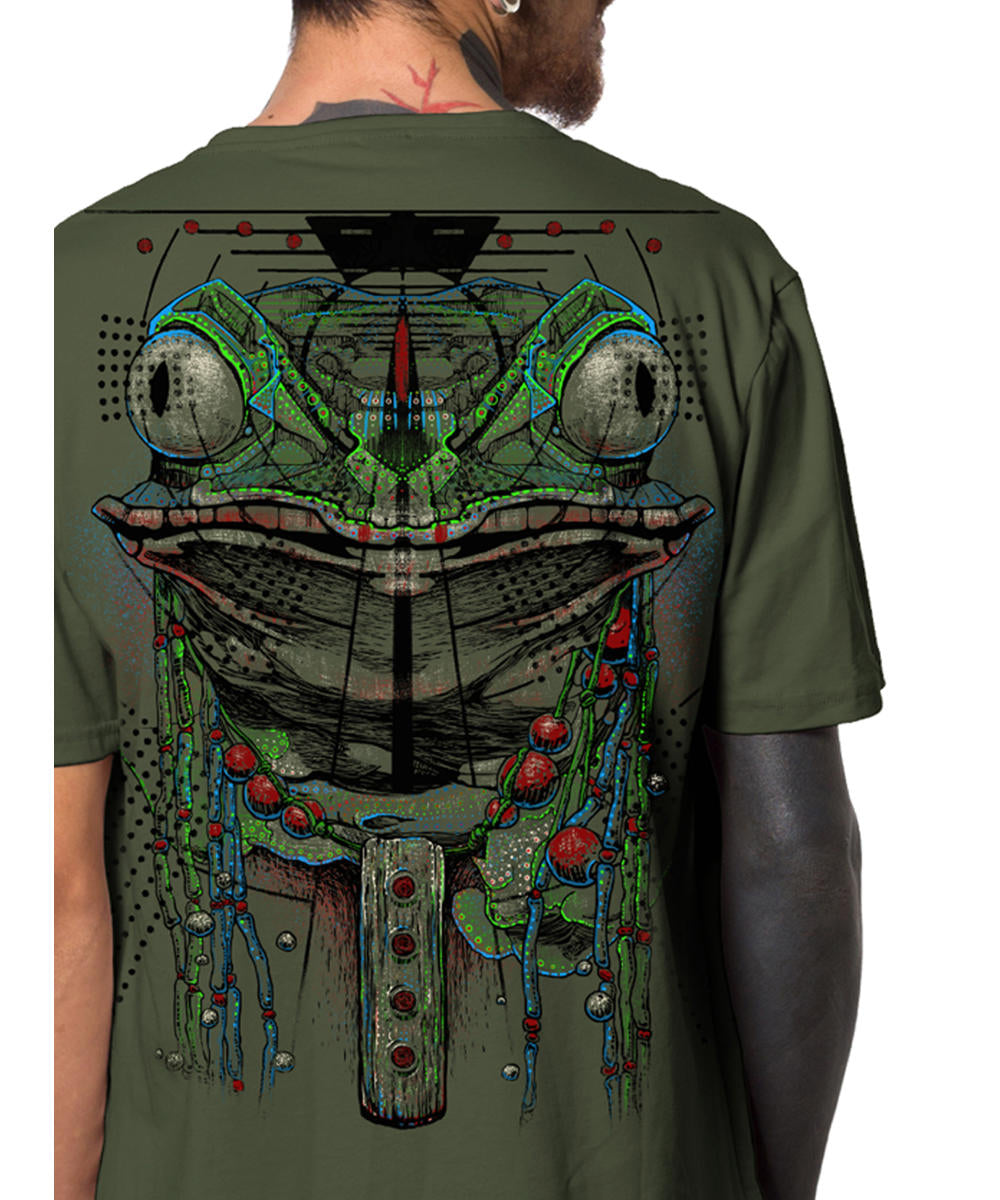 KAMBO T-Shirt In Olive Wash