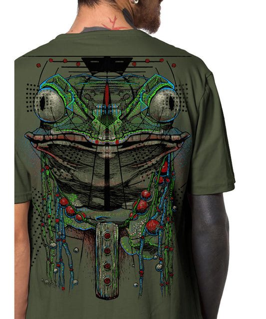 KAMBO T-Shirt In Olive Wash