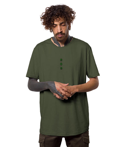 KAMBO T-Shirt In Olive Wash