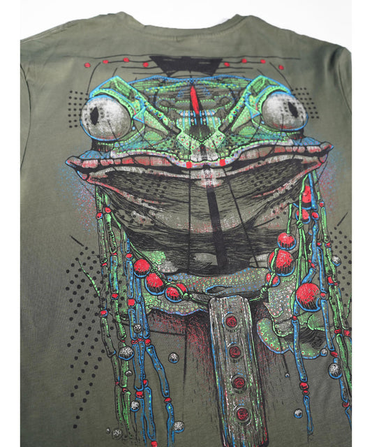 KAMBO T-Shirt In Olive Wash