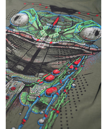 KAMBO T-Shirt In Olive Wash