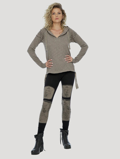 KUBA Hood Sweater In Cement