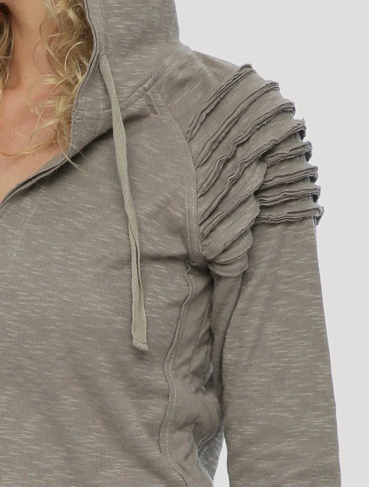 KUBA Hood Sweater In Cement