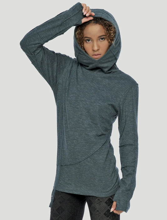 KENNY Hood Jumper In Teal