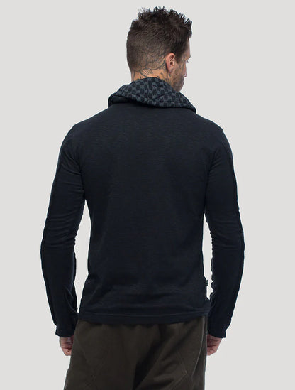 KAFIYA Hooded Jumper In Black