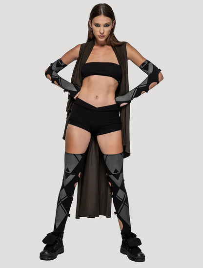 KARMA Long Gloves - Black