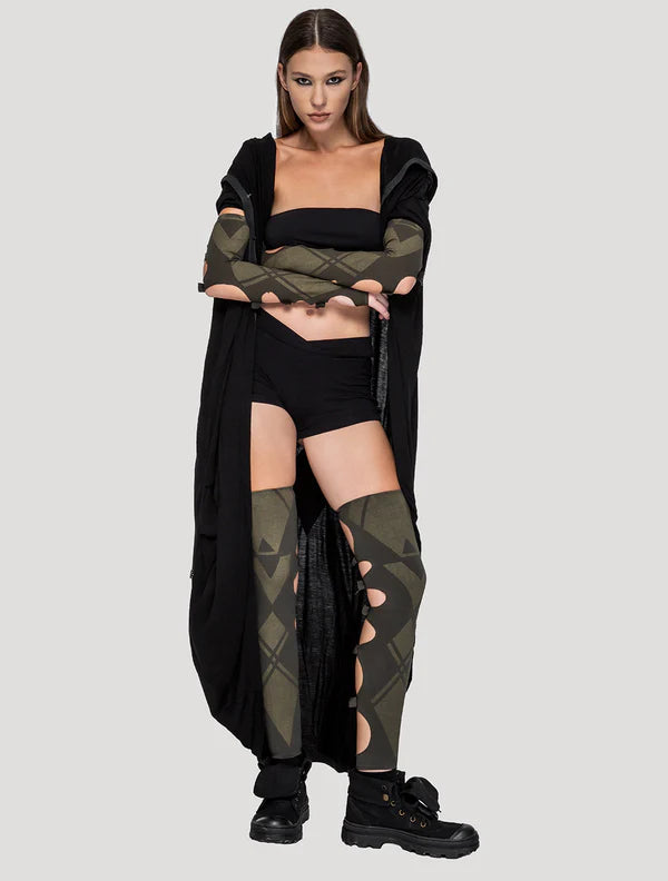 KARMA Leg Warmers - Olive Noir