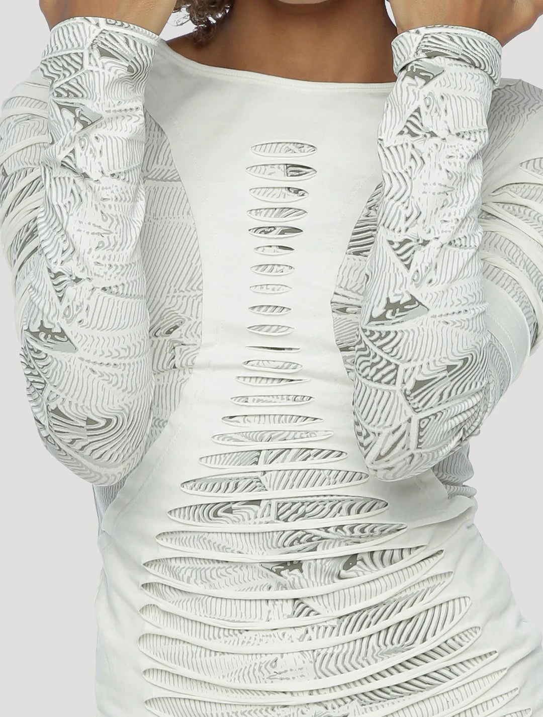 LUKE Long Sleeve top In White