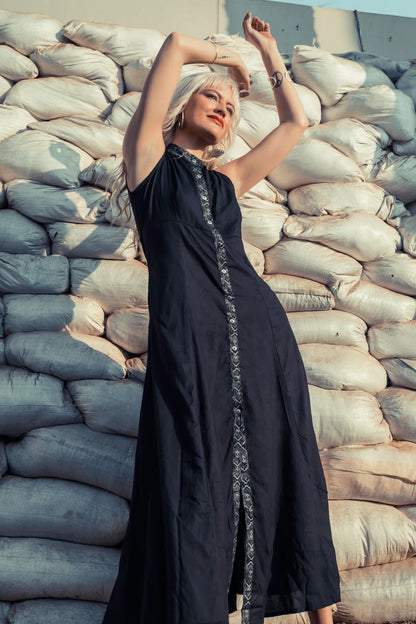 JULIETA Maxi Dress In Black
