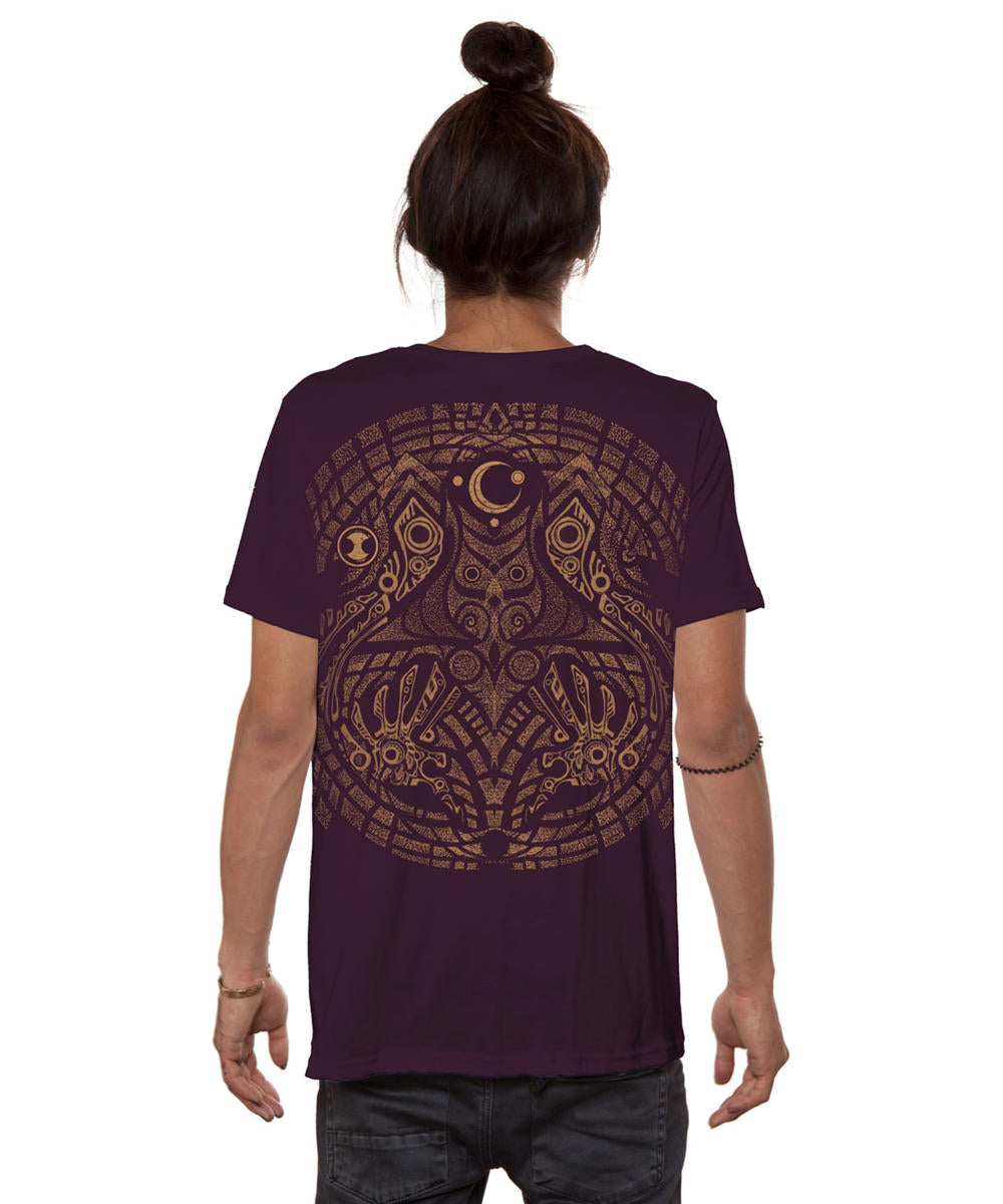 LUMINO T-Shirt In Burgandy