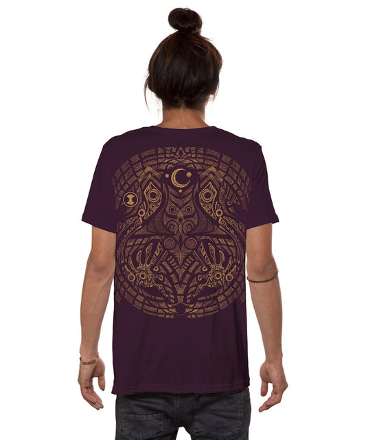 LUMINO T-Shirt In Burgandy